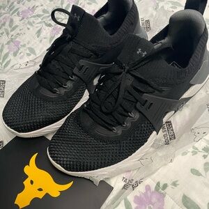 Under Armour Black and Gray Sneakers